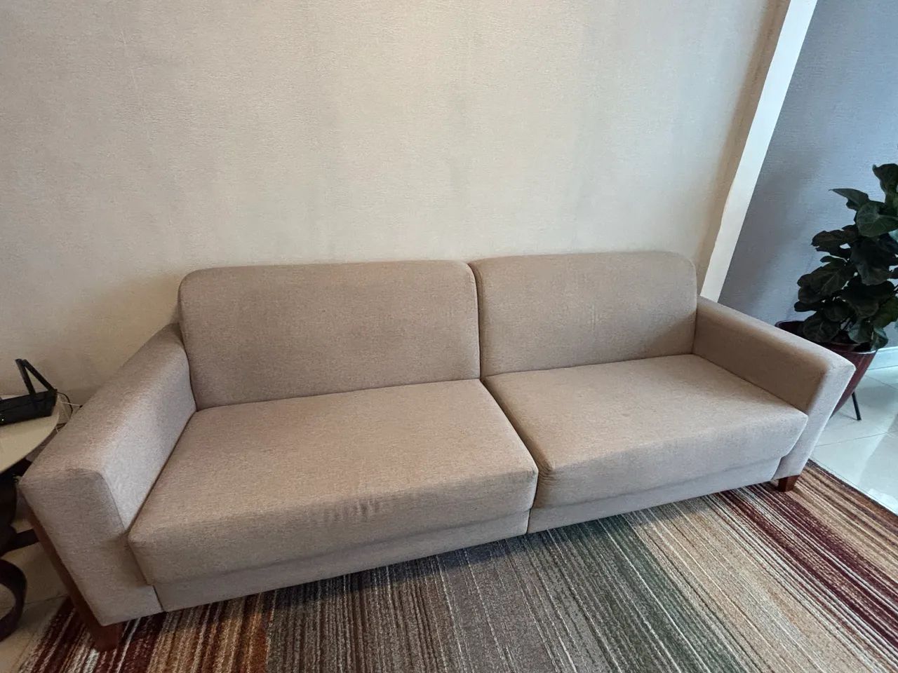 Sofá fixo 2,30m super conservado  - Foto 4