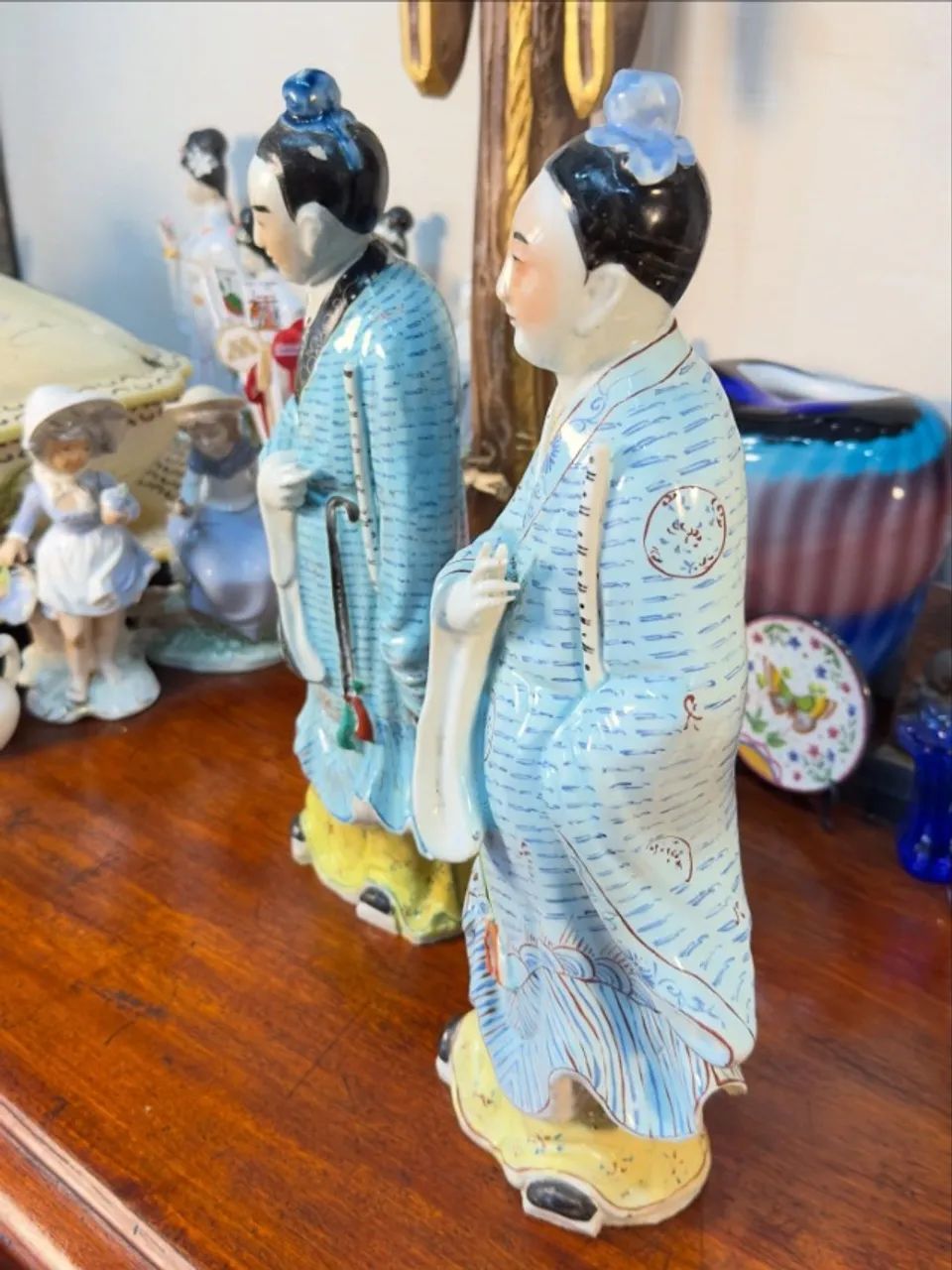 Par de Esculturas Chinesas Li Sheng Tai Zao. - Foto 3
