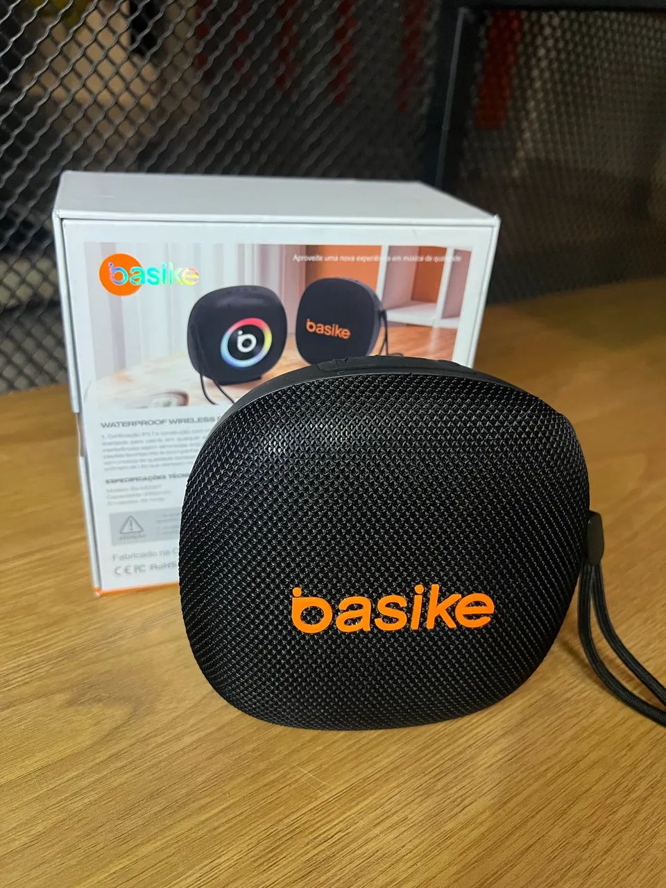 Caixa de Som Basike Bluetooth RGB Prova d?água portátil - Foto 3