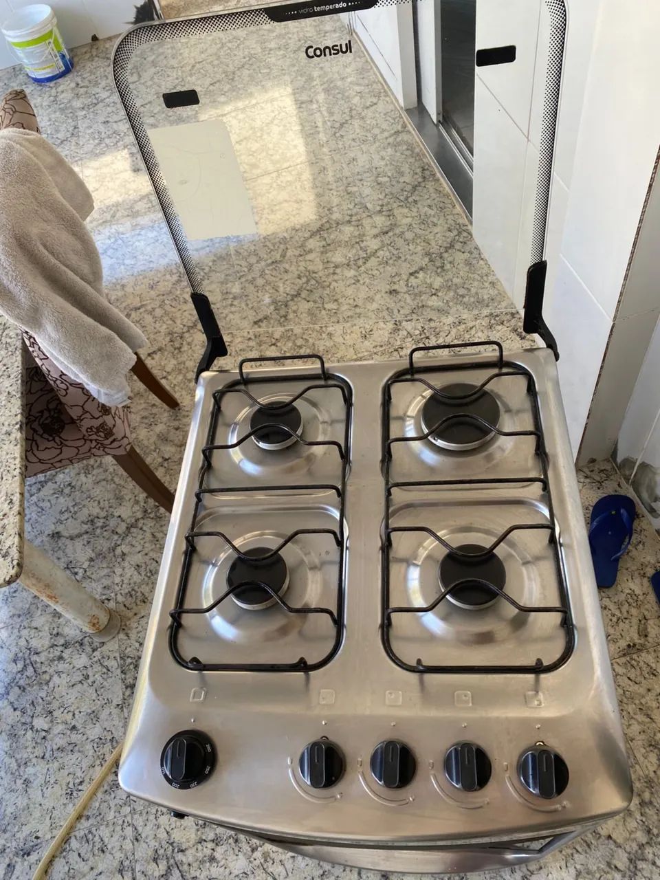 Fogão Consul 4 Bocas com Acendimento Automático, modelo CFO4NAR  - Foto 5