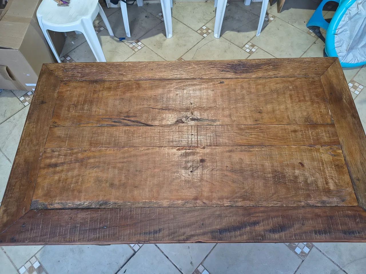 Mesa rústica 1,20x0,70 - Foto 3