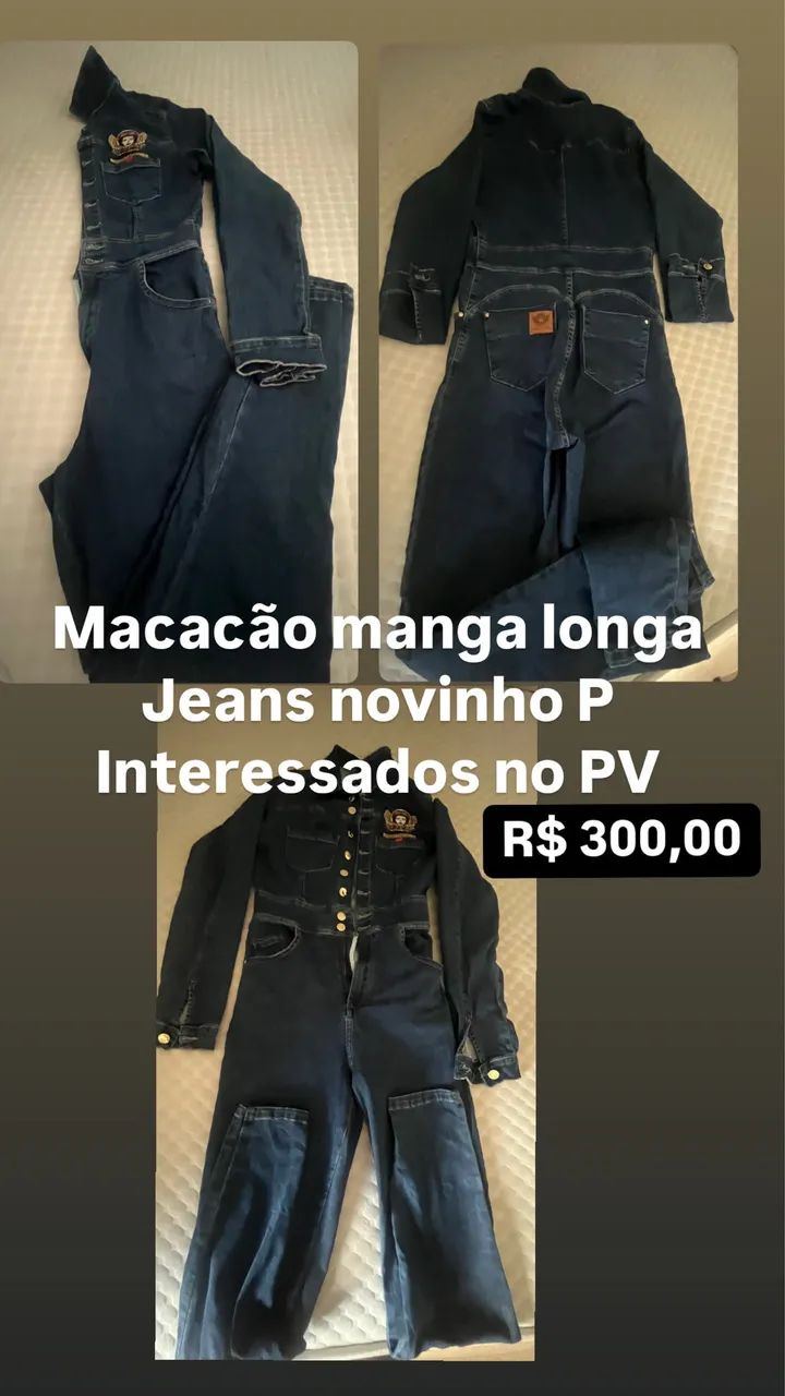 Macacão jeans 