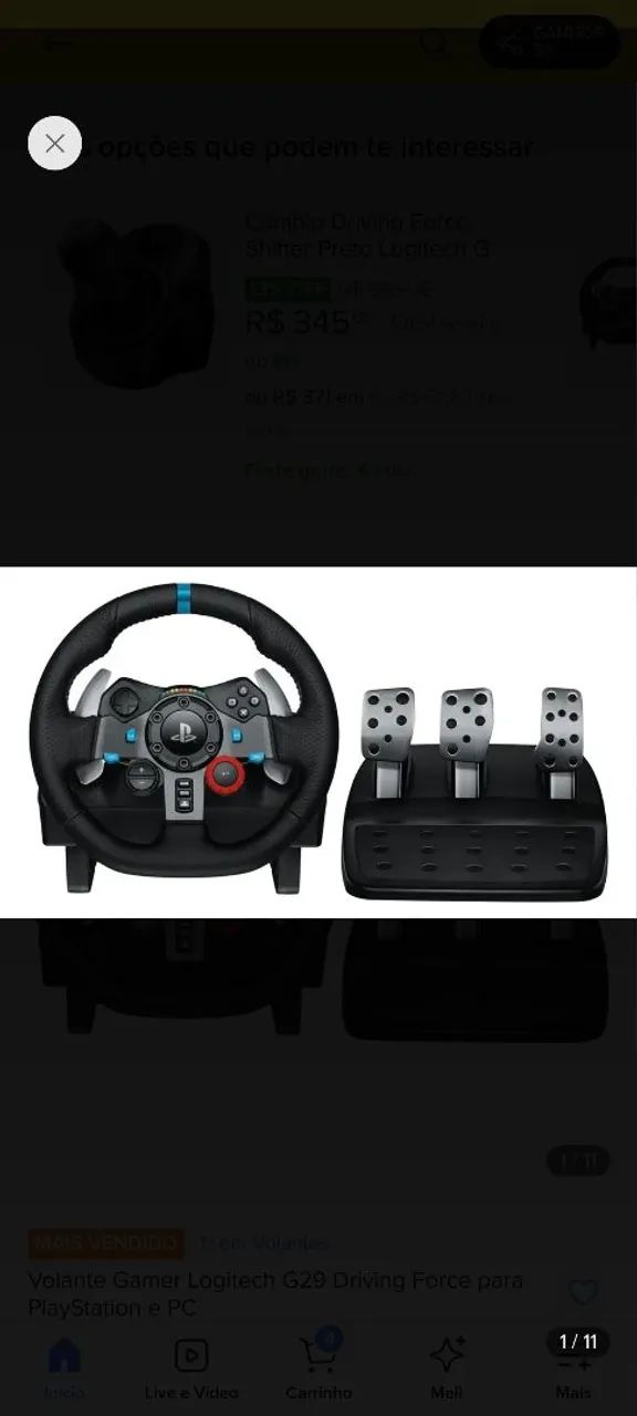Volante Logitech G29 + cockpit - Foto 2