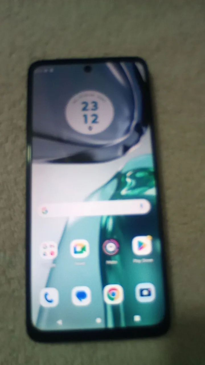 Tela frontal do moto G 62