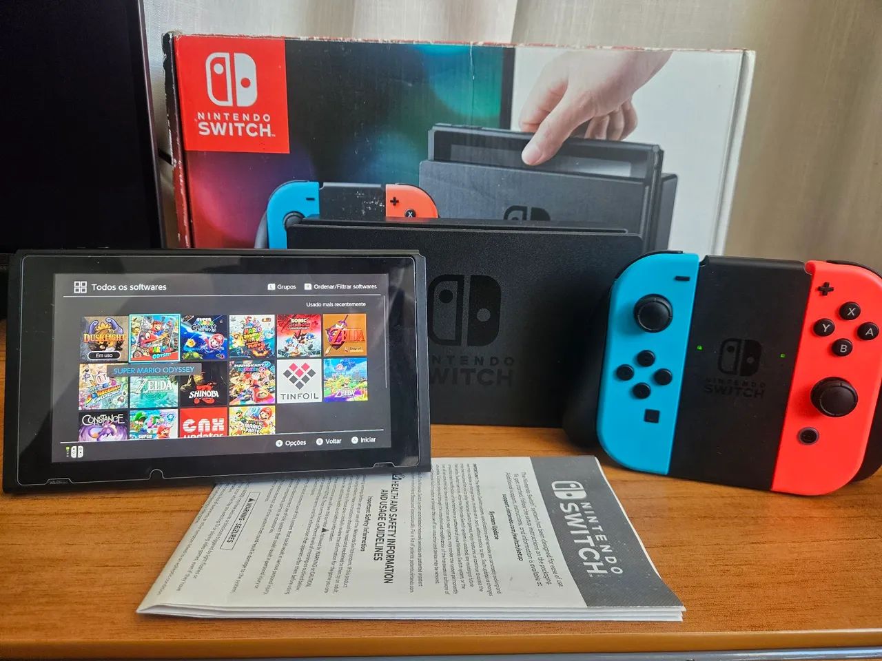 Nintendo Switch V1 Desbloqueado (Chip) 128Gb