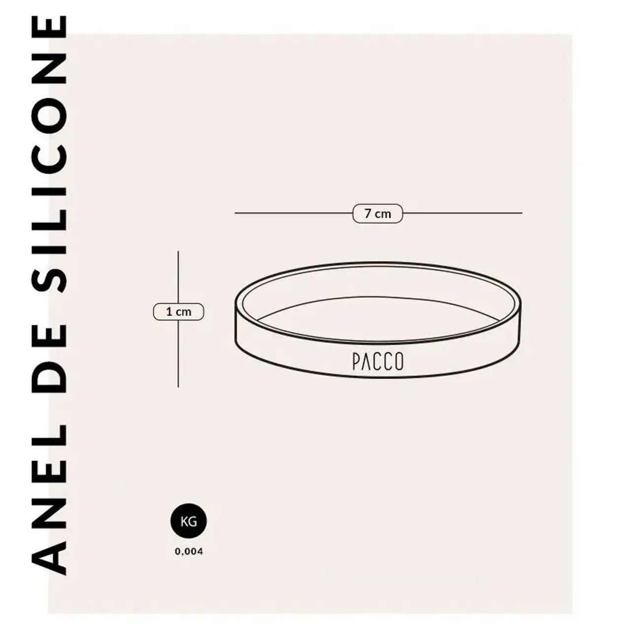 ANEL DE SILICONE PACCO - Foto 2