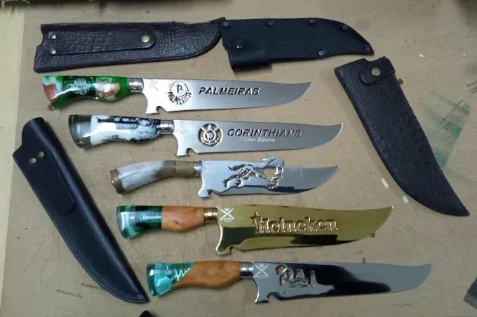 Gravação a laser em metal personalizada para brindes e empresas - Foto 4