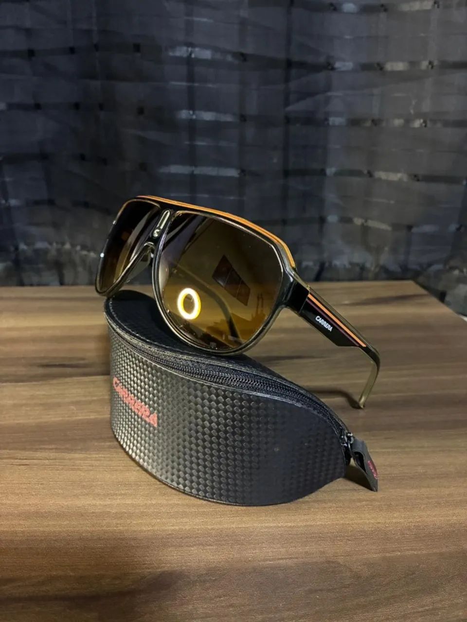 Óculos Carrera 23 Original Lentes Custom + Originais + Case - Foto 4