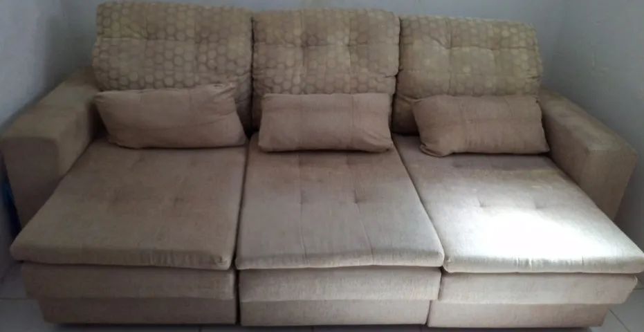 Sofá retrátil 3 lugares - Foto 4