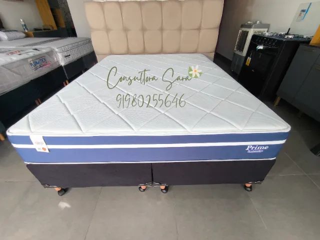 CAMA BOX QUEEN MOLAS ENSACADAS EM PROMOÇÃO  - Foto 3