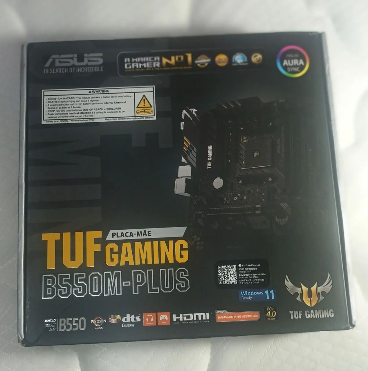 Placa Mae Tuf Gaming B550M - Plus - Foto 3