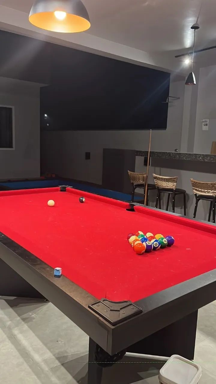 MESA DE SINUCA 2 EM 1 - SINUCA + MESA DE JANTAR - Foto 3