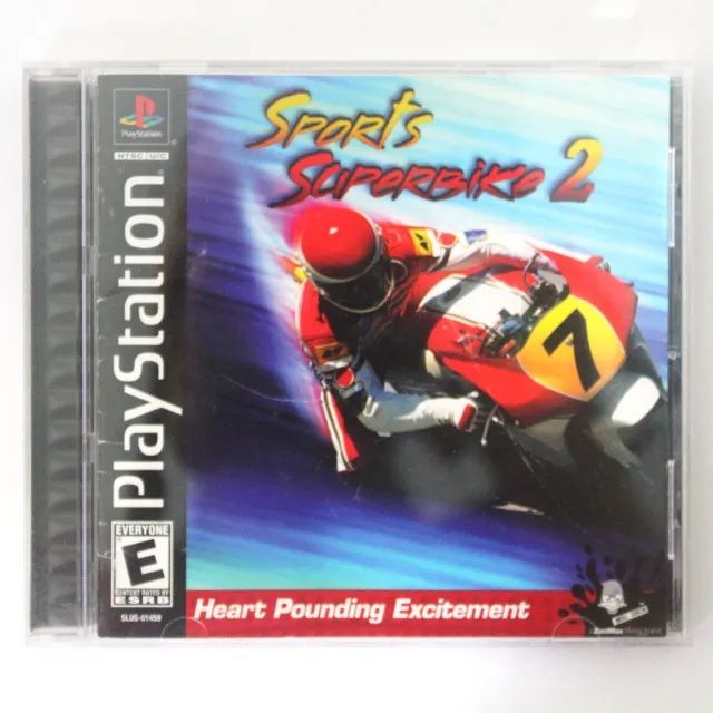 VENDIDO - Sports Superbike 2 para PlayStation original e completo, em perfeito estado