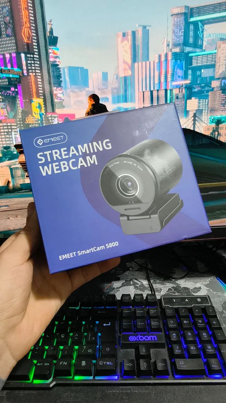 Webcam EMEET S800 4k 60Fps - Foto 4