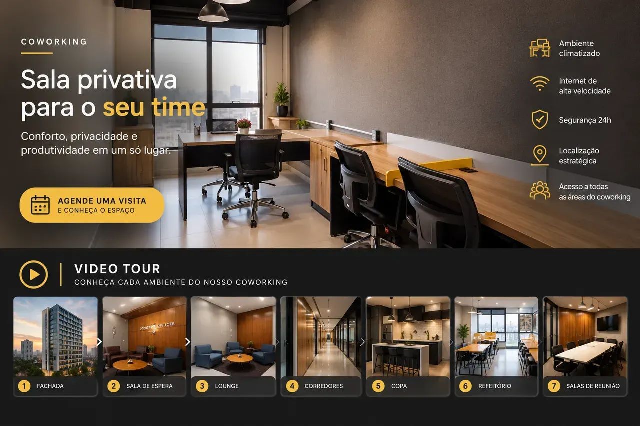 Sala Privativa em Concept Office