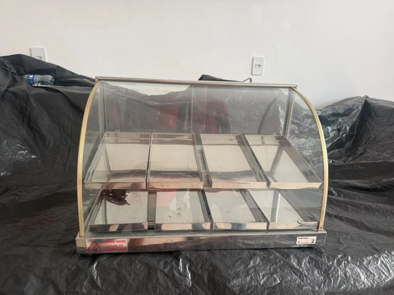 Estufa elétrica para salgados com 8 bandejas, dois andares 220v - Foto 2
