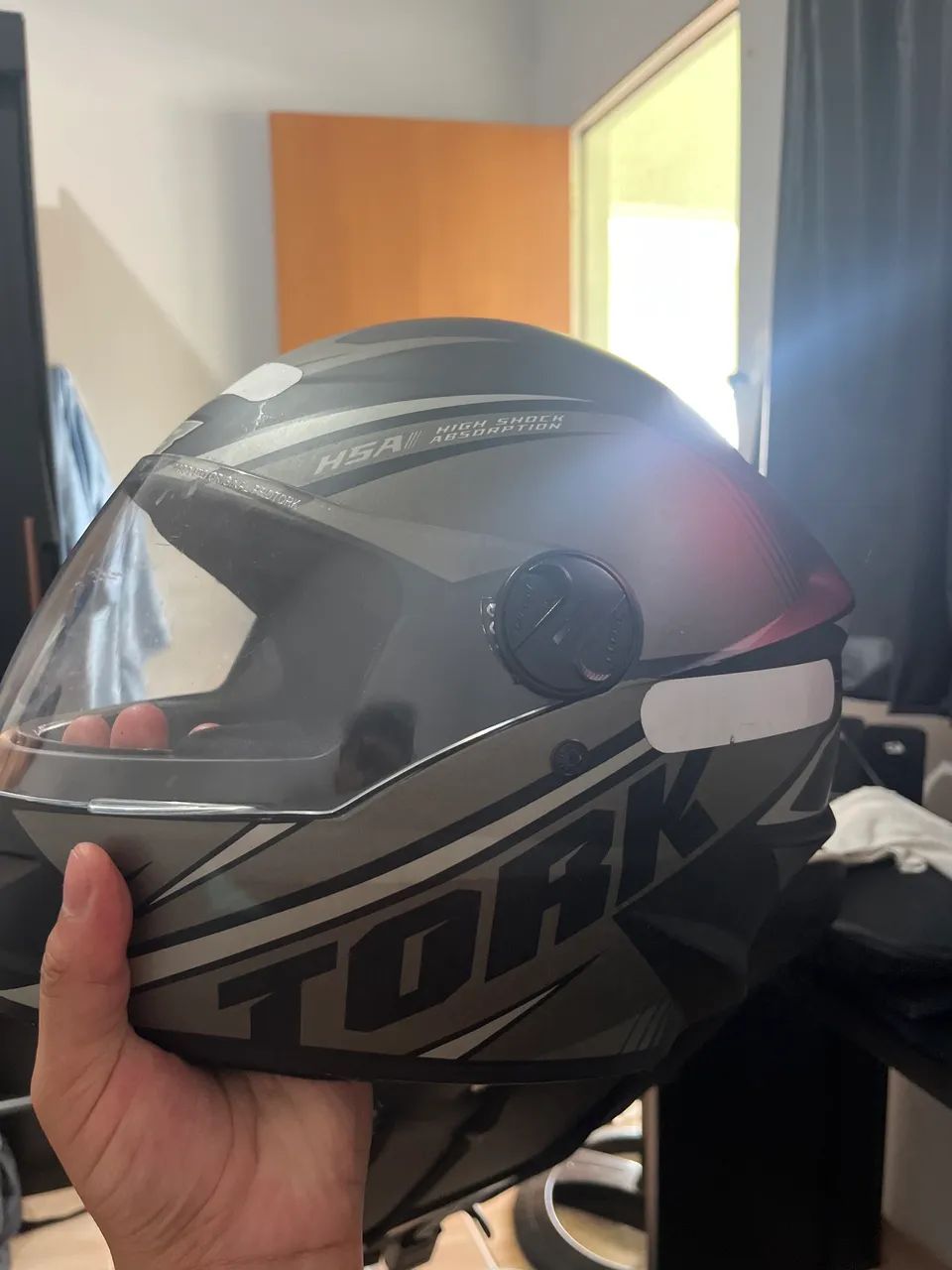 Capacete tork pro tamanho 56 - Foto 2