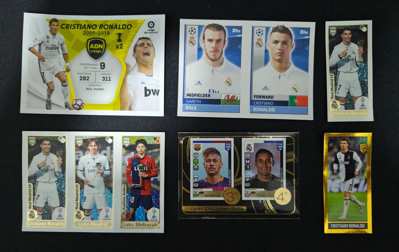 Figurinhas Cristiano Ronaldo - CR7