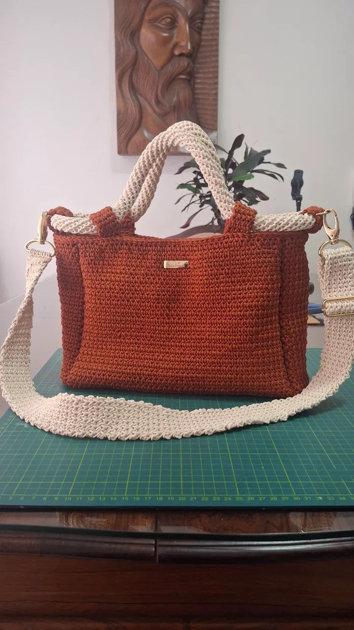 Bolsa de Crochê Moderno