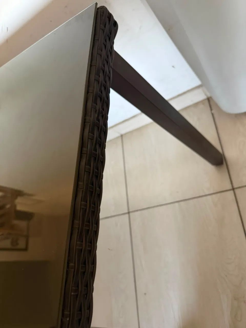 Mesa de Vidro 6 Lugares (Interna e Externa) - Foto 2