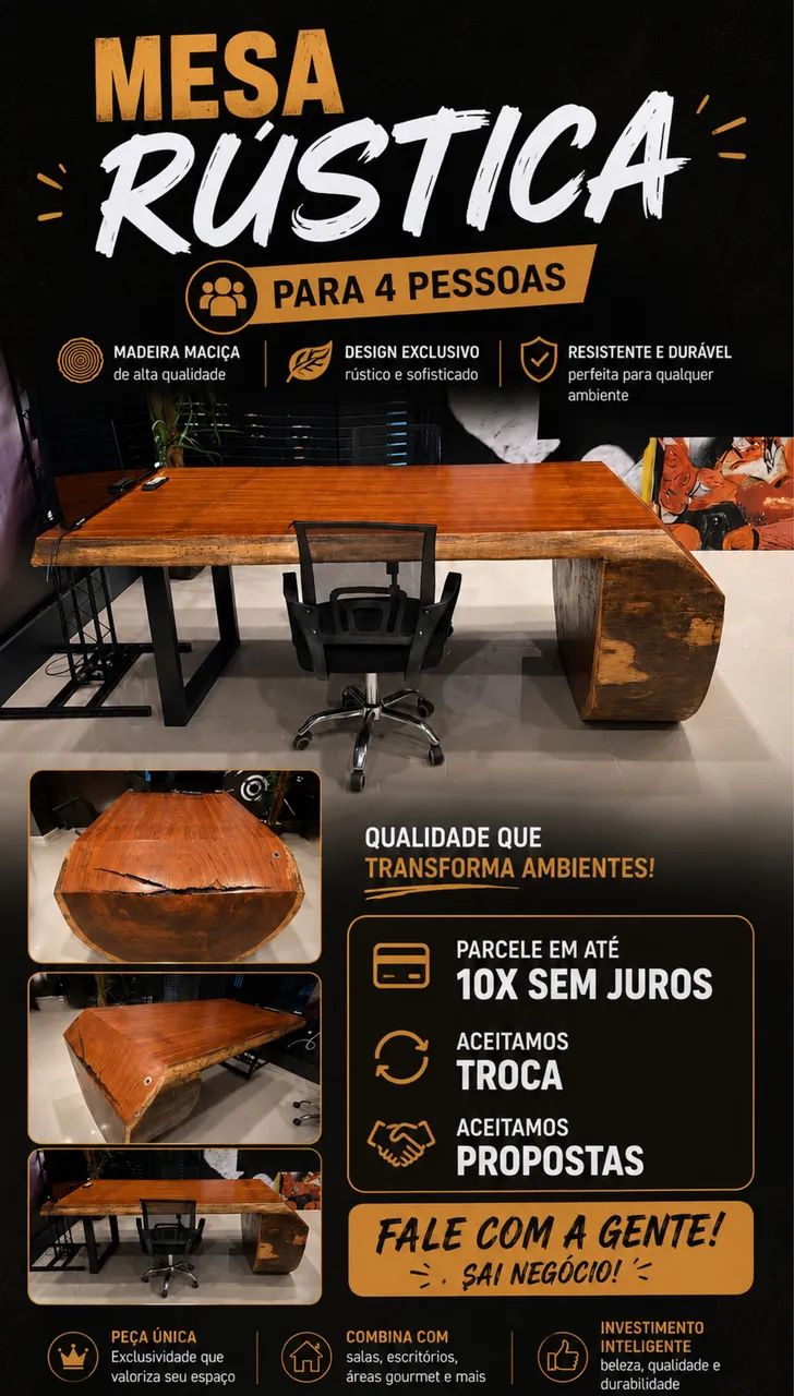 Mesa Cascata Maciça