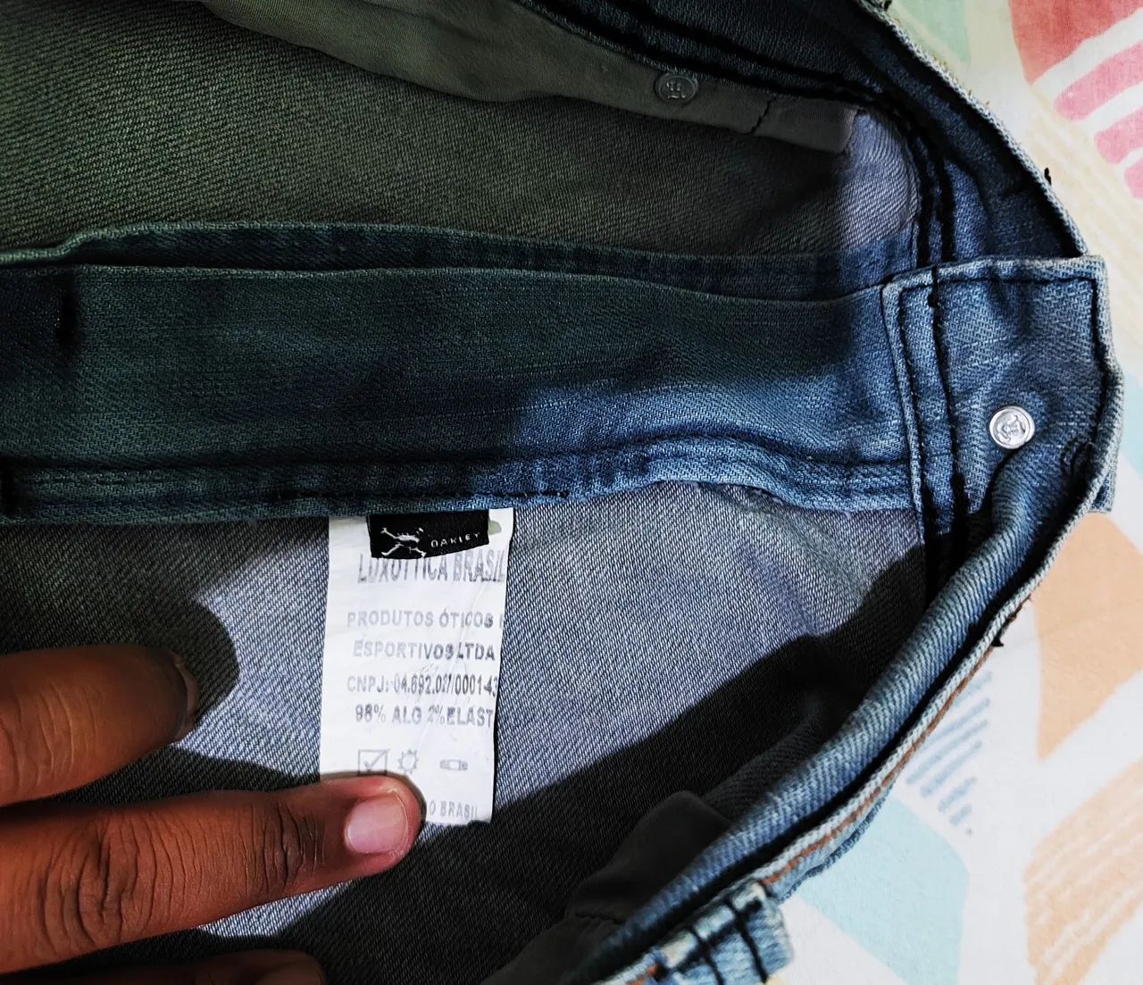 Bermuda Jeans Oakley, raridade !! - Foto 4