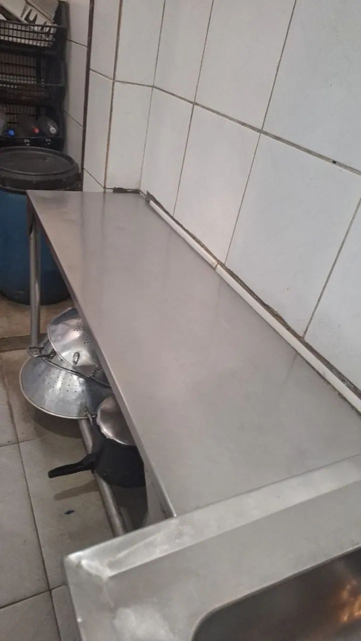 Bancada inox retangular  - Foto 2