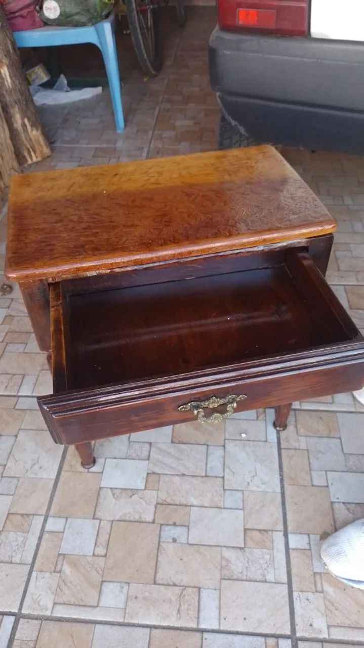 Mesa de cabeceira em madeira maciça  - Foto 2