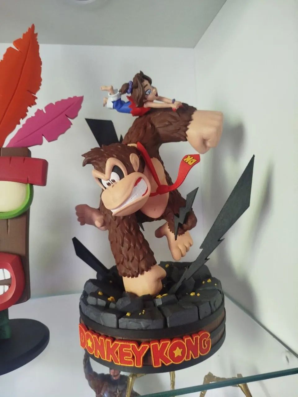 Estátua Donk kong 3d