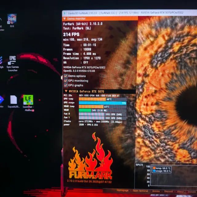 RTX 5070 GAINWARD PHOENIX (TROCA) - Foto 4