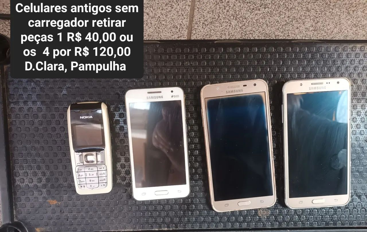Celulares antigo Nokia e Samsung retirar peças 