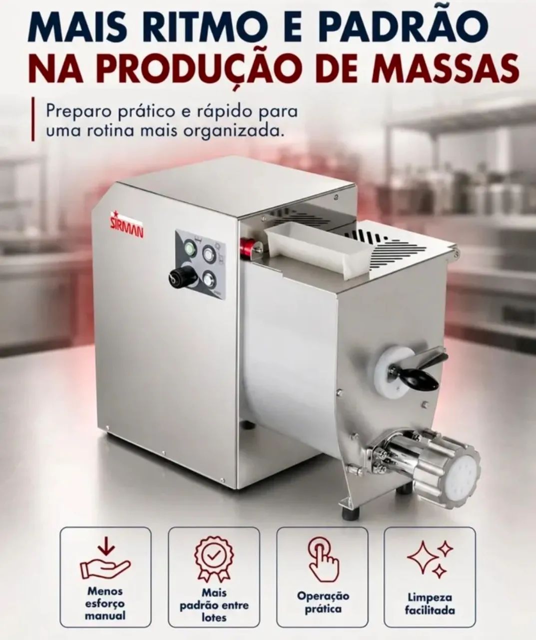 maquina automatica de macarrao massas sirman - Foto 4