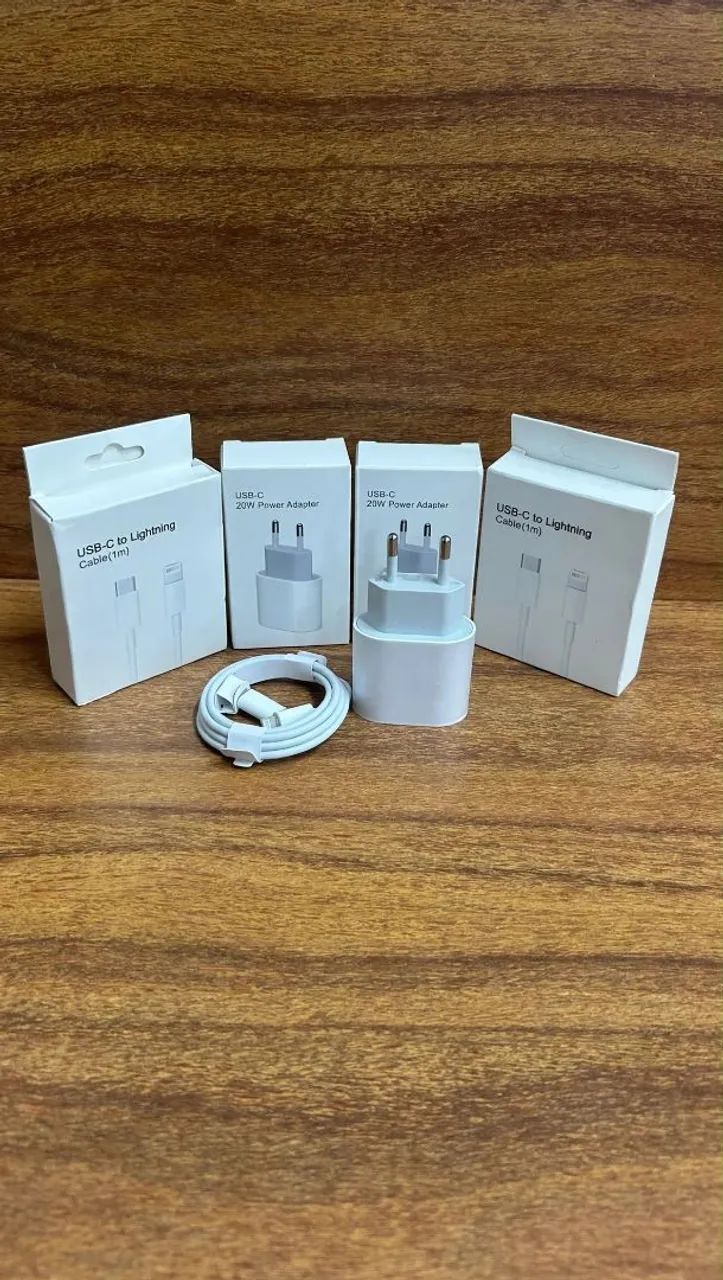 Carregador 20W para iPhone + Cabo Lightning