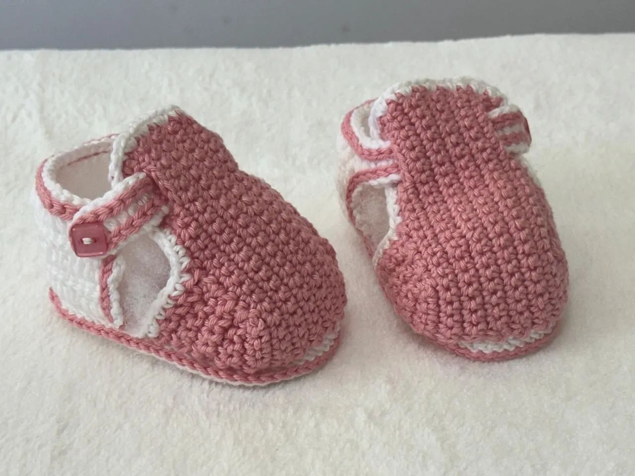 Sapatinhos de crochê para bebês - Foto 3