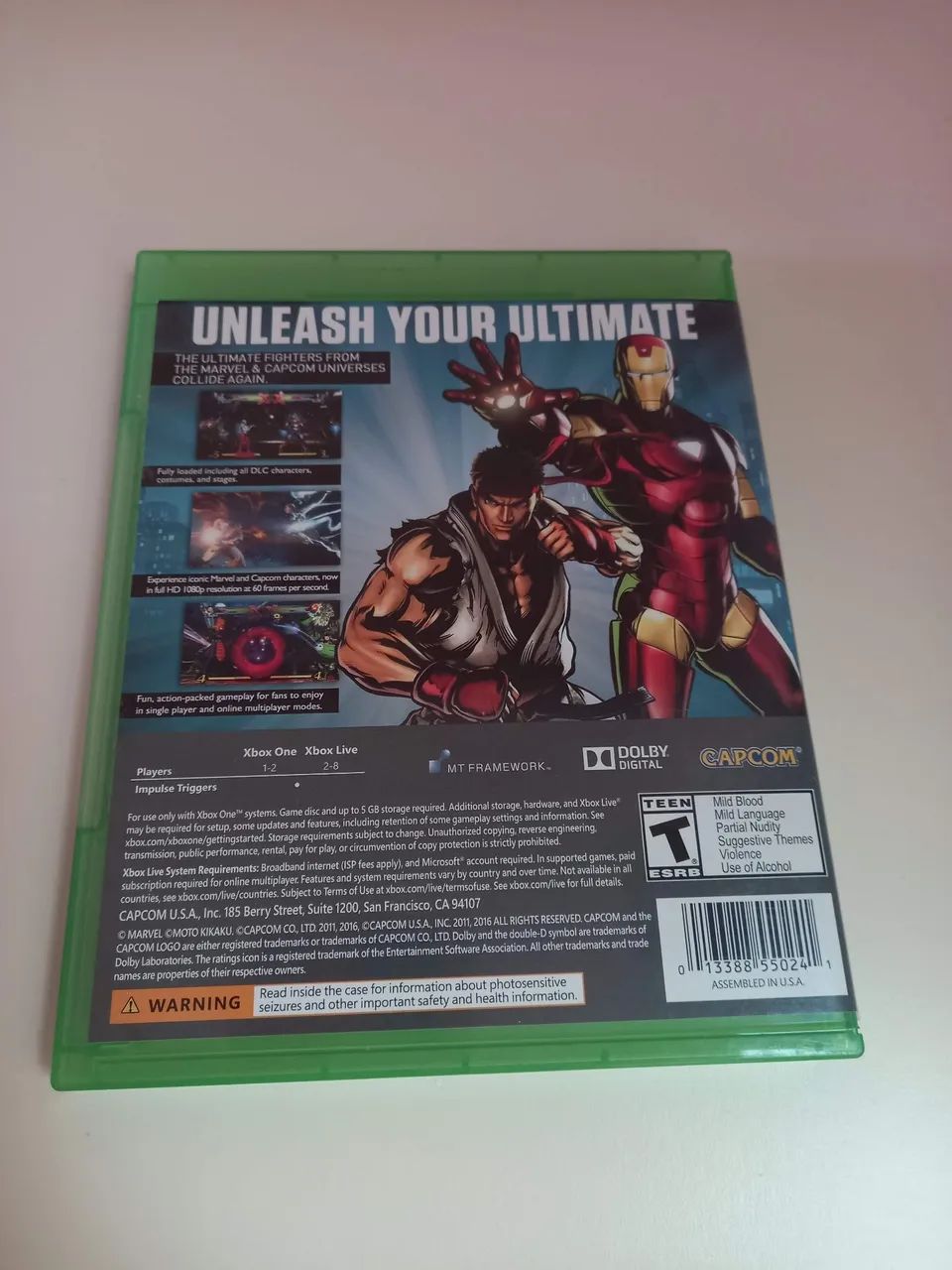 jogo Ultimate Marvel vs. Capcom 3  Xbox One - Foto 2