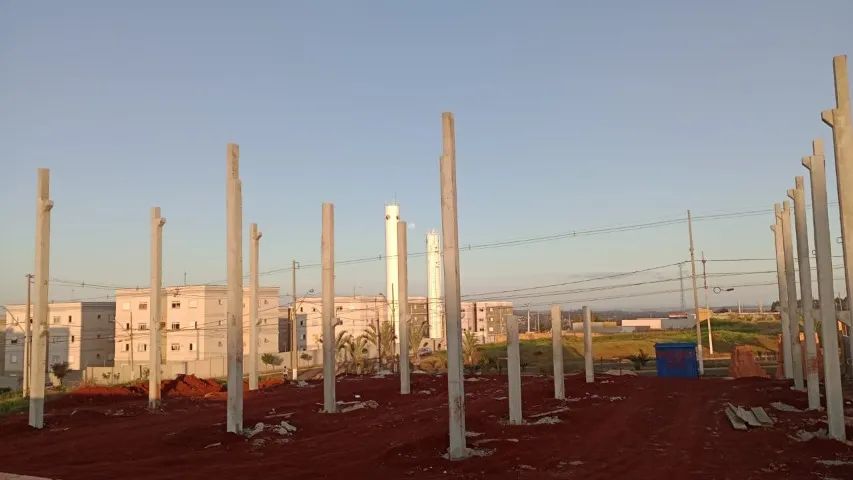 Pilares em concreto