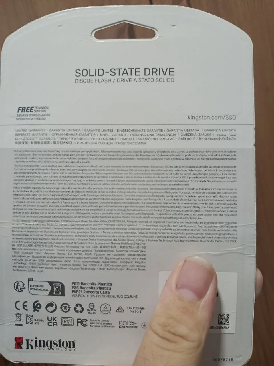Nvme 1TB Kingston original  - Foto 2