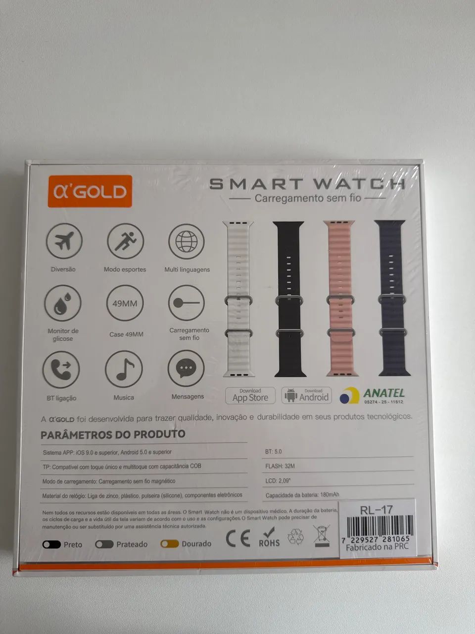 Smart Watch RL 17 a gold - Foto 2
