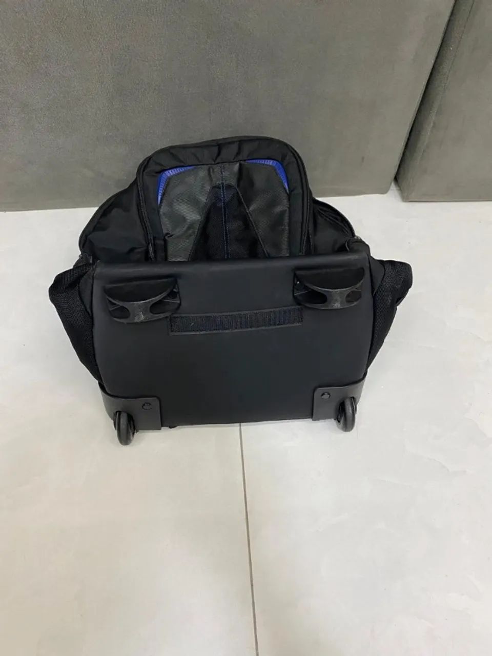 Mochila Dell Essential Rolling Backpack 15.6 Azul e Preta - Foto 5