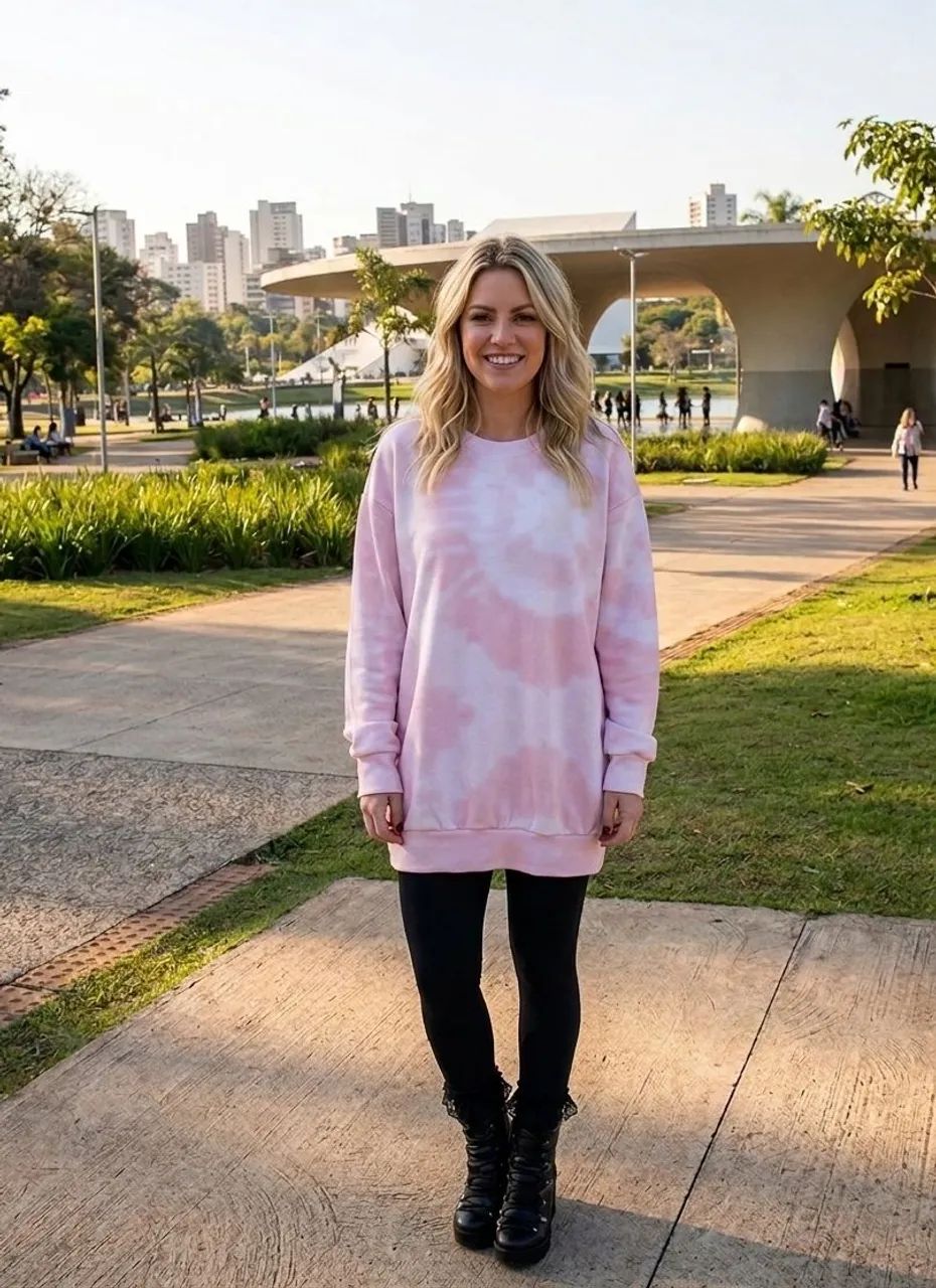 LOTE DE BLUSA DE  MOLETOM FEMININO - Foto 3