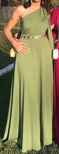 Vestido verde oliva  - Foto 2