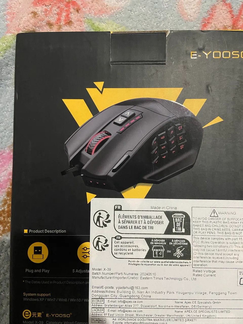 mouse gamer E-YOOSO X-39 - Foto 4