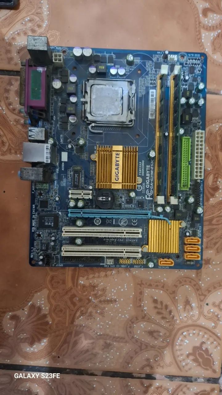 VENDO PLACA MAE COM PROCESSADOR