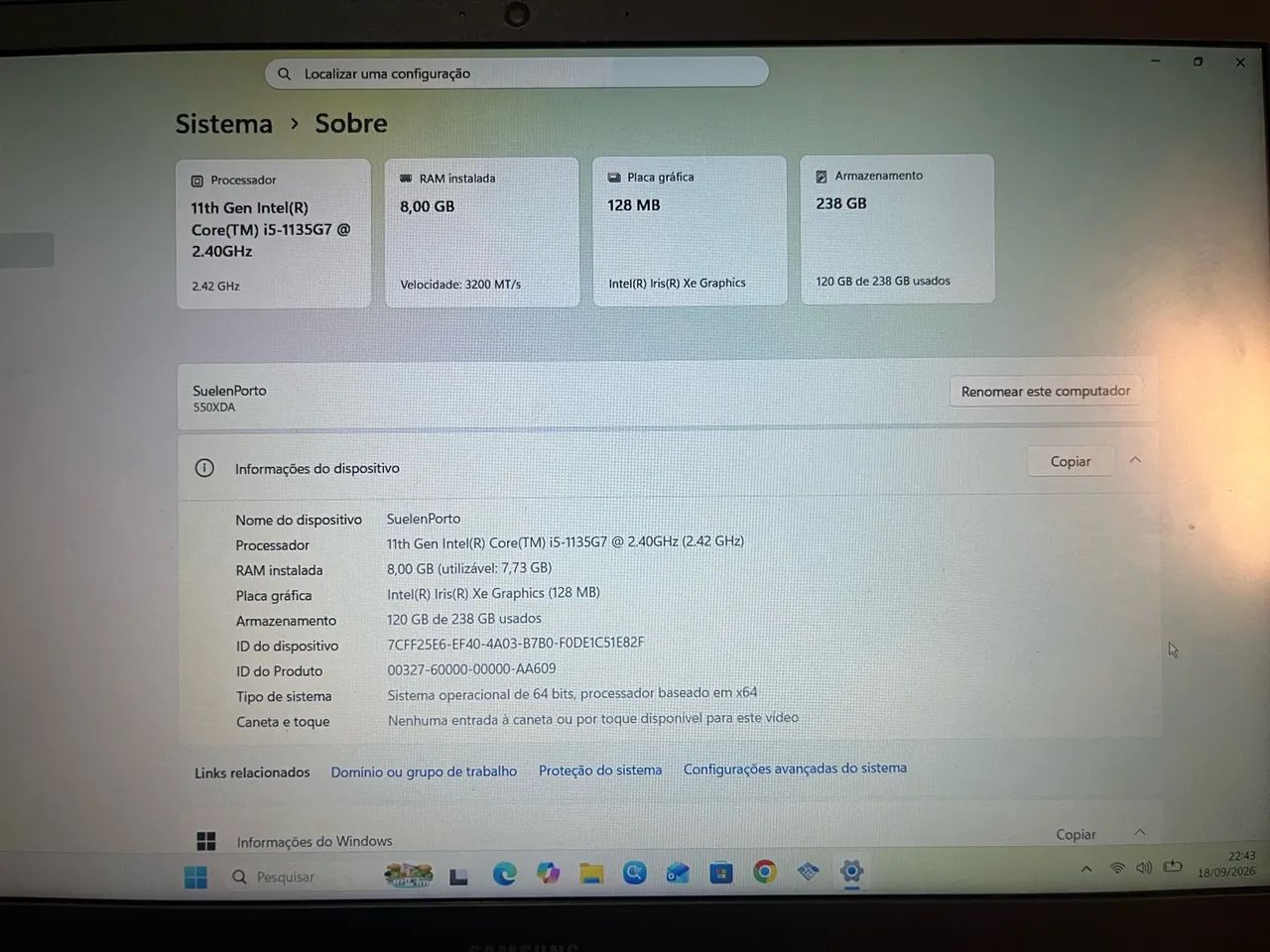 NOTEBOOK SAMSUNG CORE i5 - Foto 4
