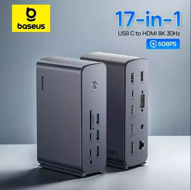 Hub Usb C Baseus 17-em-1 - @LJCEletro