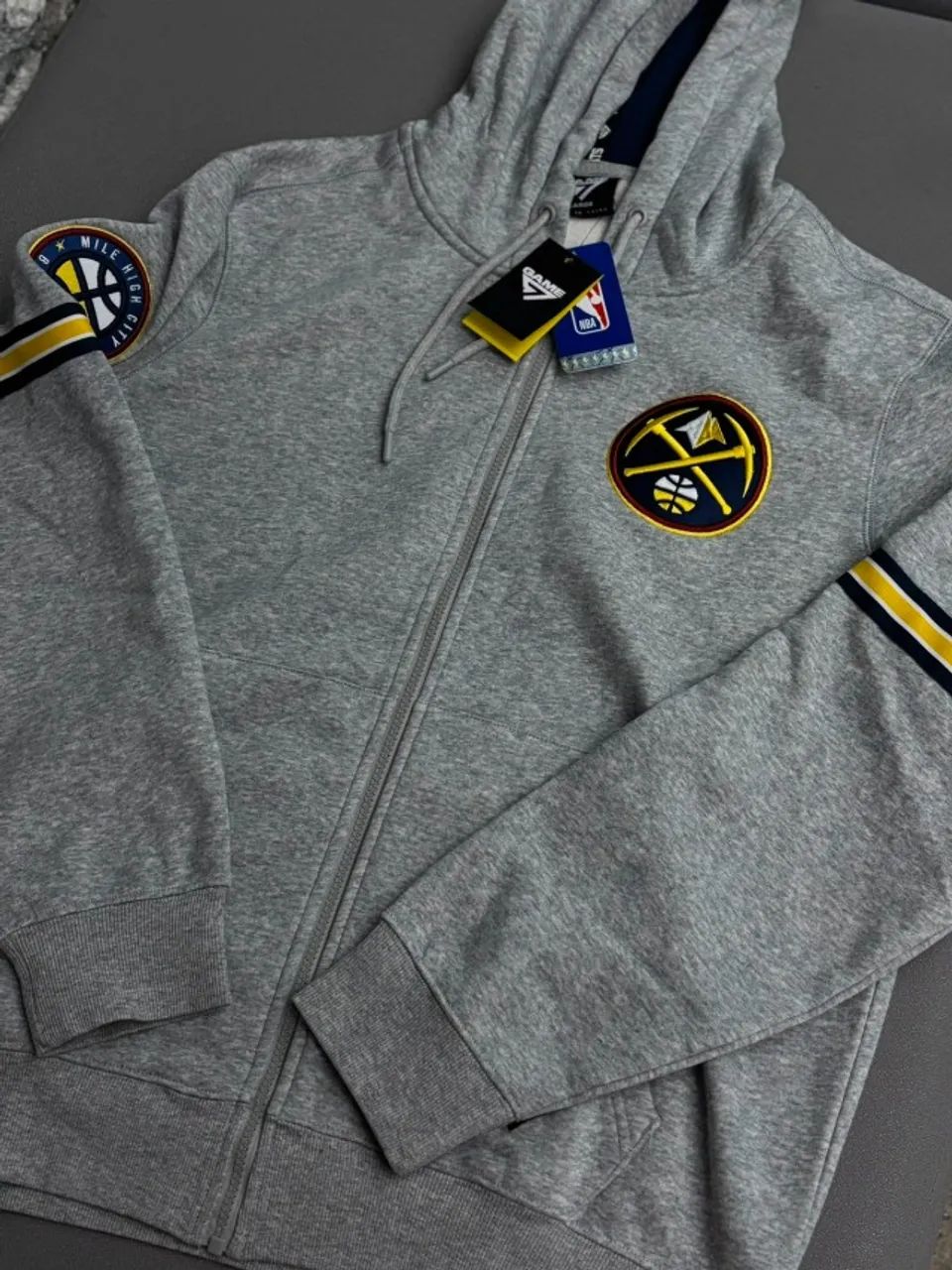 Moletom NBA Denver Nuggets Original Tamanho G - Foto 2