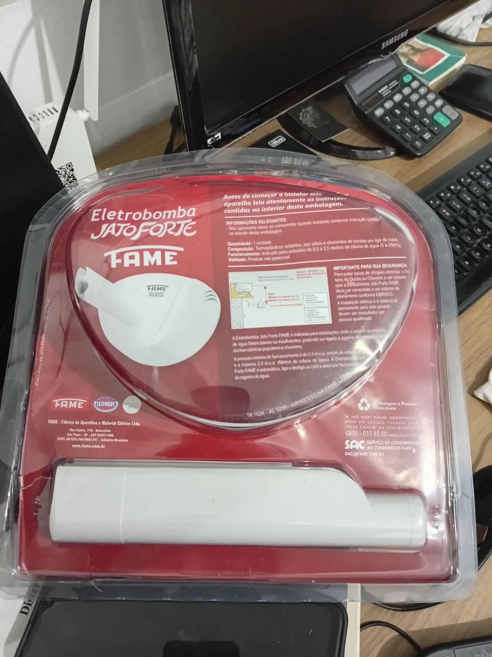 Chuveiro Pressurizador Fame Novo