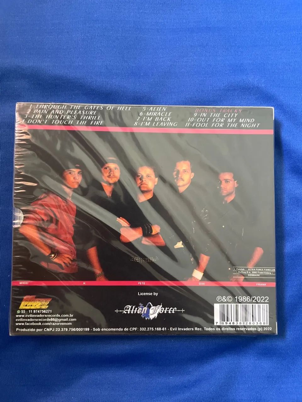 Cd Alien Force Pain and Pleasure - Foto 2