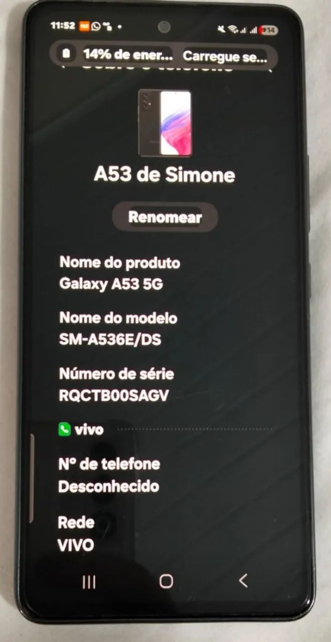Galáxy A53 -128gb - Foto 3