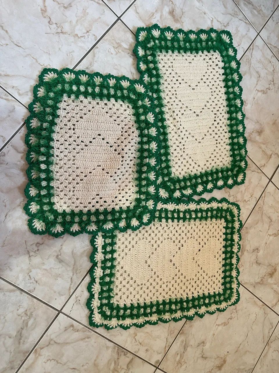 Jogo de Banheiro de Crochê